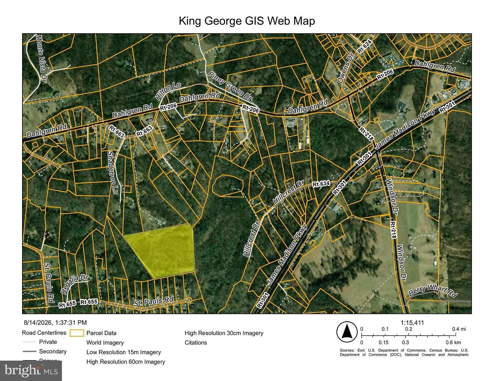 31 Acres of Land for Sale in King George, Virginia