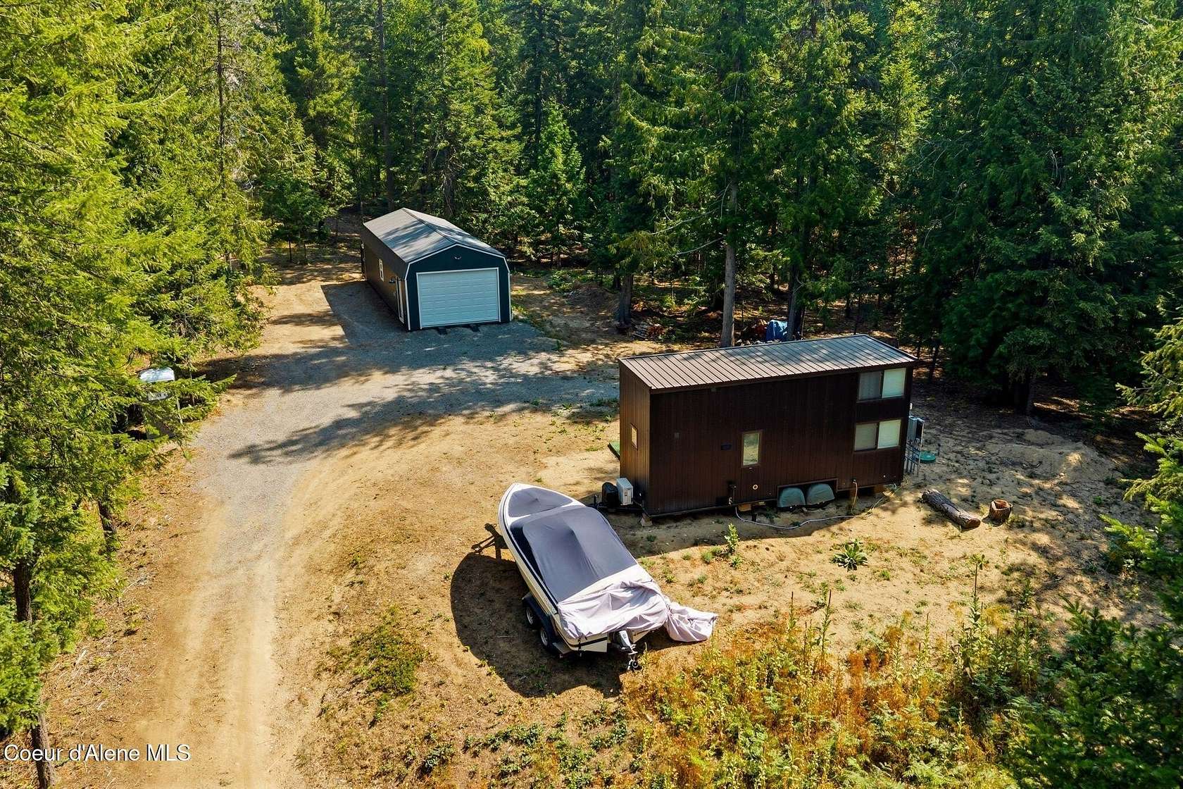 9.69 Acres of Land with Home for Sale in Sagle, Idaho