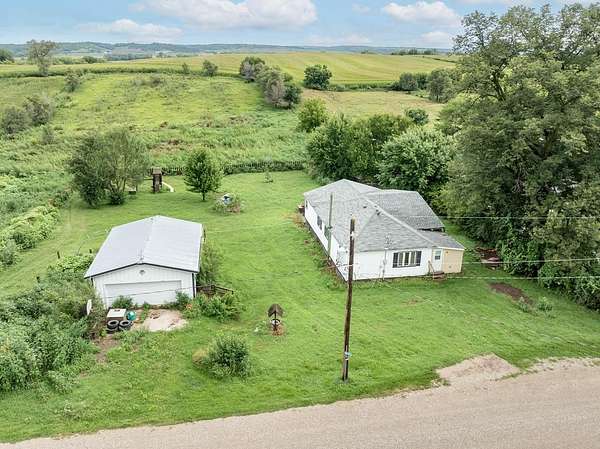 3.8 Acres of Land with Home for Sale in Castana, Iowa