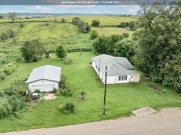 3.8 Acres of Land with Home for Sale in Castana, Iowa