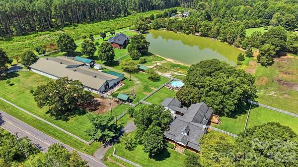 7.6 Acres of Land with Home for Sale in Gastonia, North Carolina