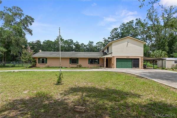 3 Acres of Land with Home for Sale in Inverness, Florida