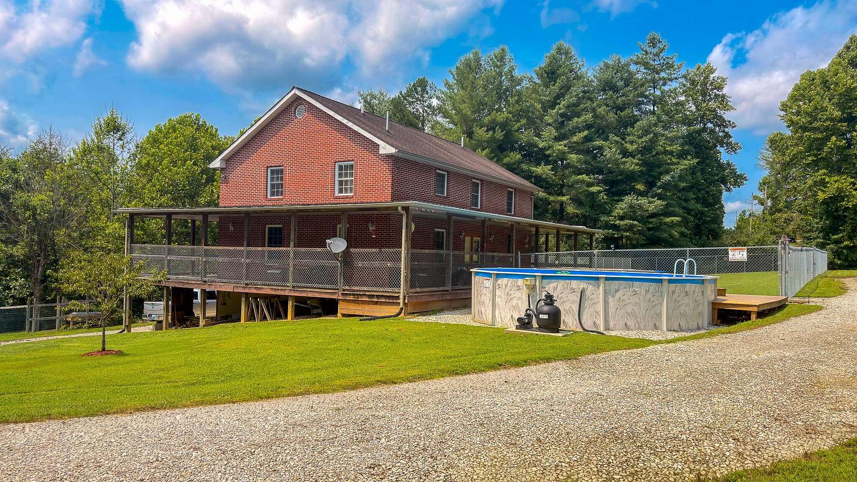 7.68 Acres of Land with Home for Sale in Campton, Kentucky