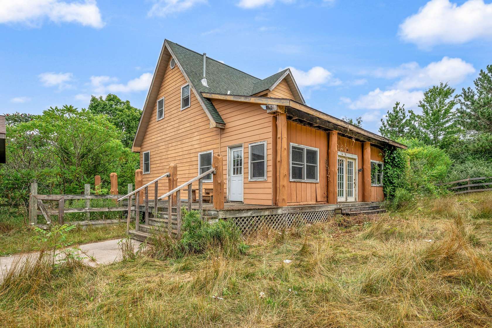 5.58 Acres of Land with Home for Sale in Barryton, Michigan