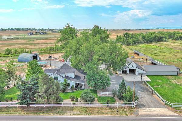 67.5 Acres of Agricultural Land with Home for Sale in Berthoud, Colorado