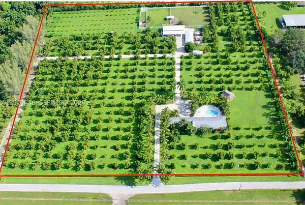 10 Acres of Land with Home for Sale in Homestead, Florida
