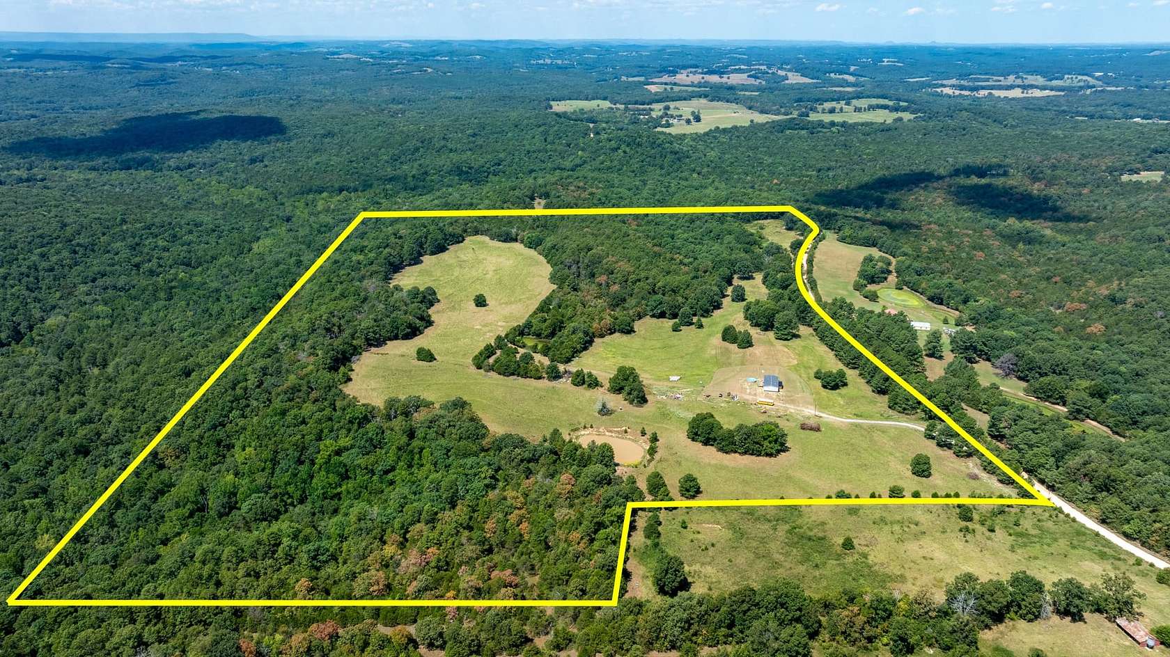 87 Acres of Land with Home for Sale in Cave City, Arkansas