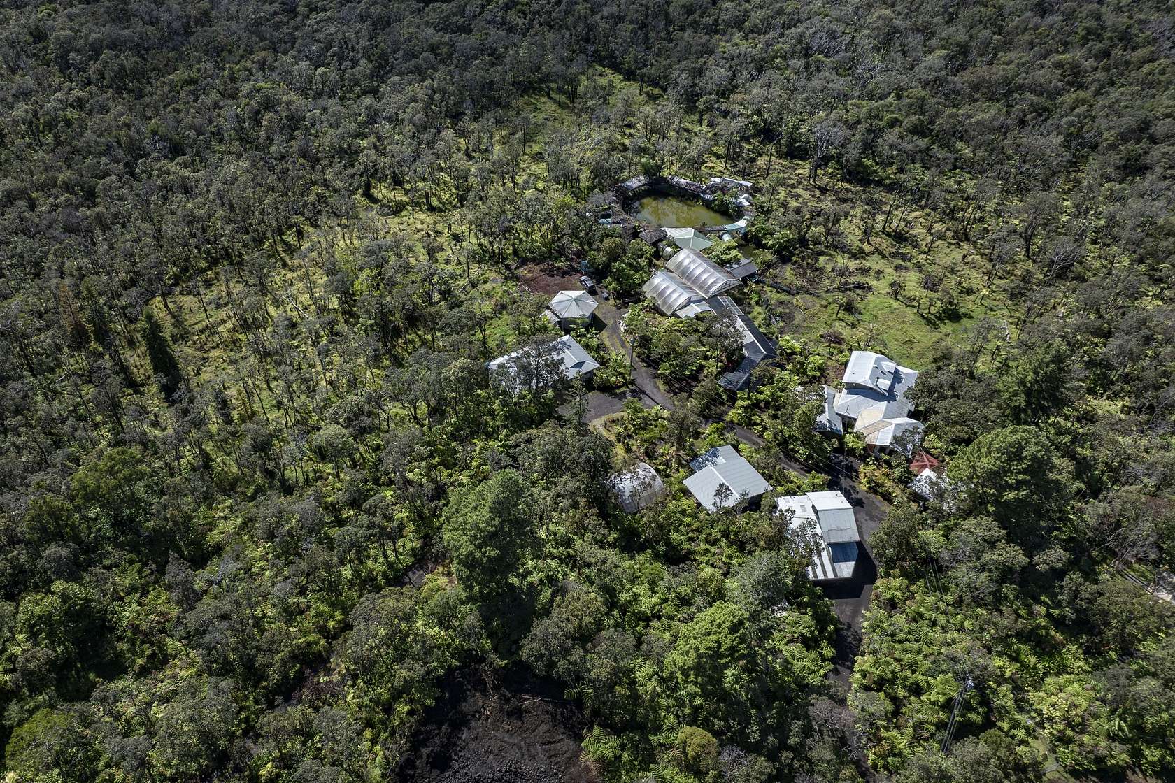 6 Acres of Land with Home for Sale in Volcano, Hawaii