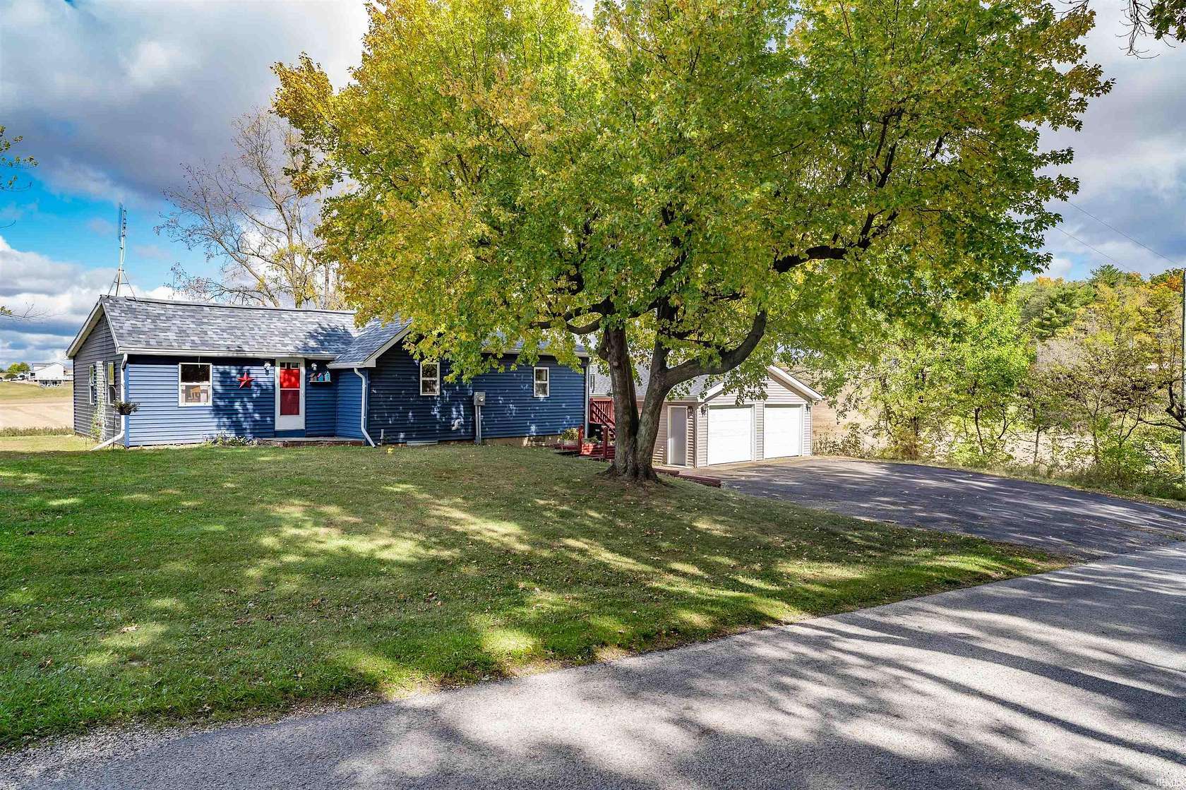 2.5 Acres of Land with Home for Sale in Columbia City, Indiana