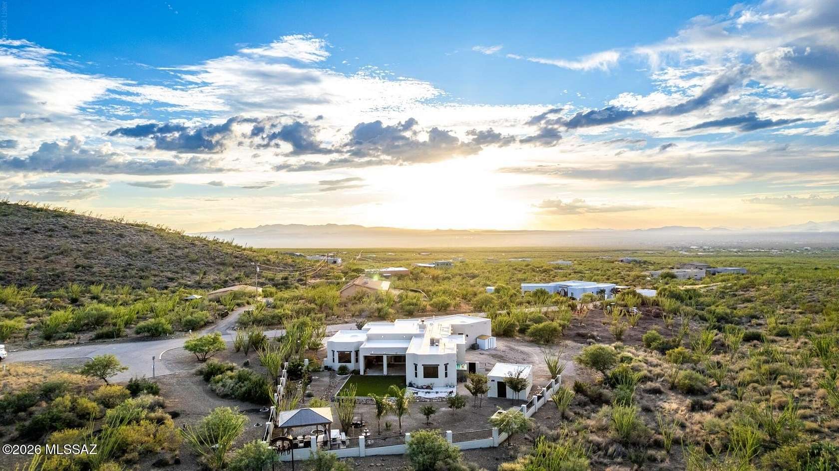4.1 Acres of Land with Home for Sale in Vail, Arizona