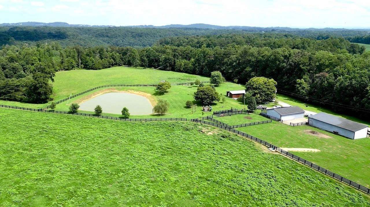 10.9 Acres of Land with Home for Sale in Russell Springs, Kentucky