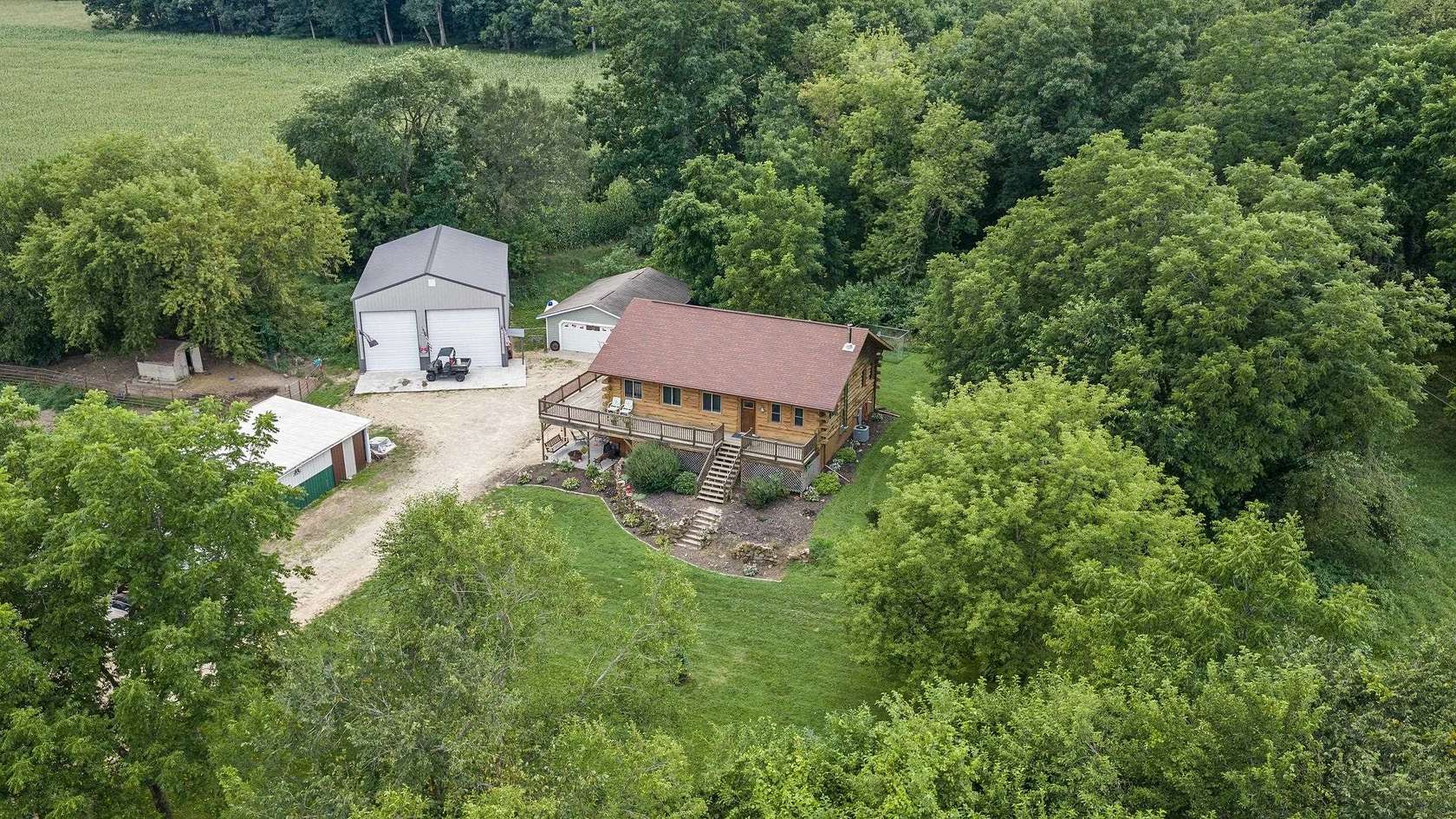 11.6 Acres of Land with Home for Sale in Portage, Wisconsin