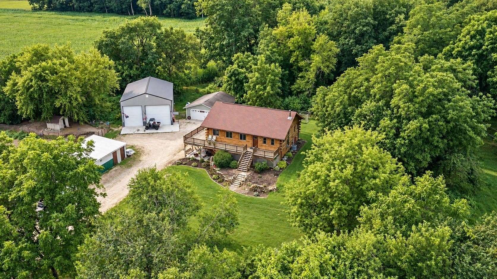 11.6 Acres of Land with Home for Sale in Portage, Wisconsin