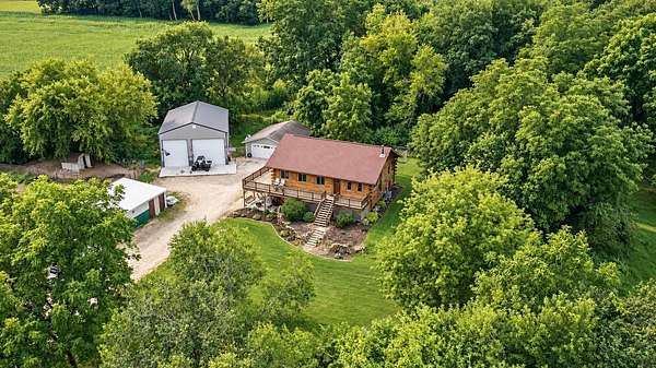 11.6 Acres of Land with Home for Sale in Portage, Wisconsin