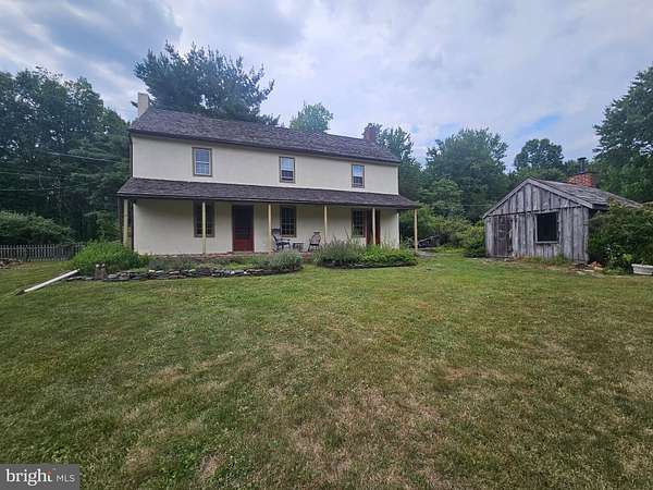 4.28 Acres of Land with Home for Lease in Upper Black Eddy, Pennsylvania