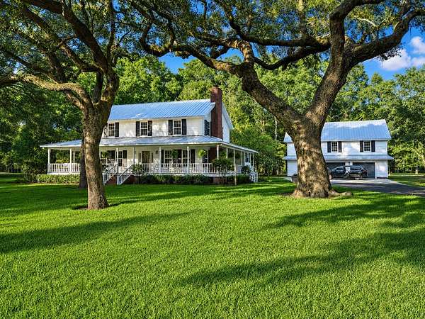 12.1 Acres of Land with Home for Sale in Ravenel, South Carolina