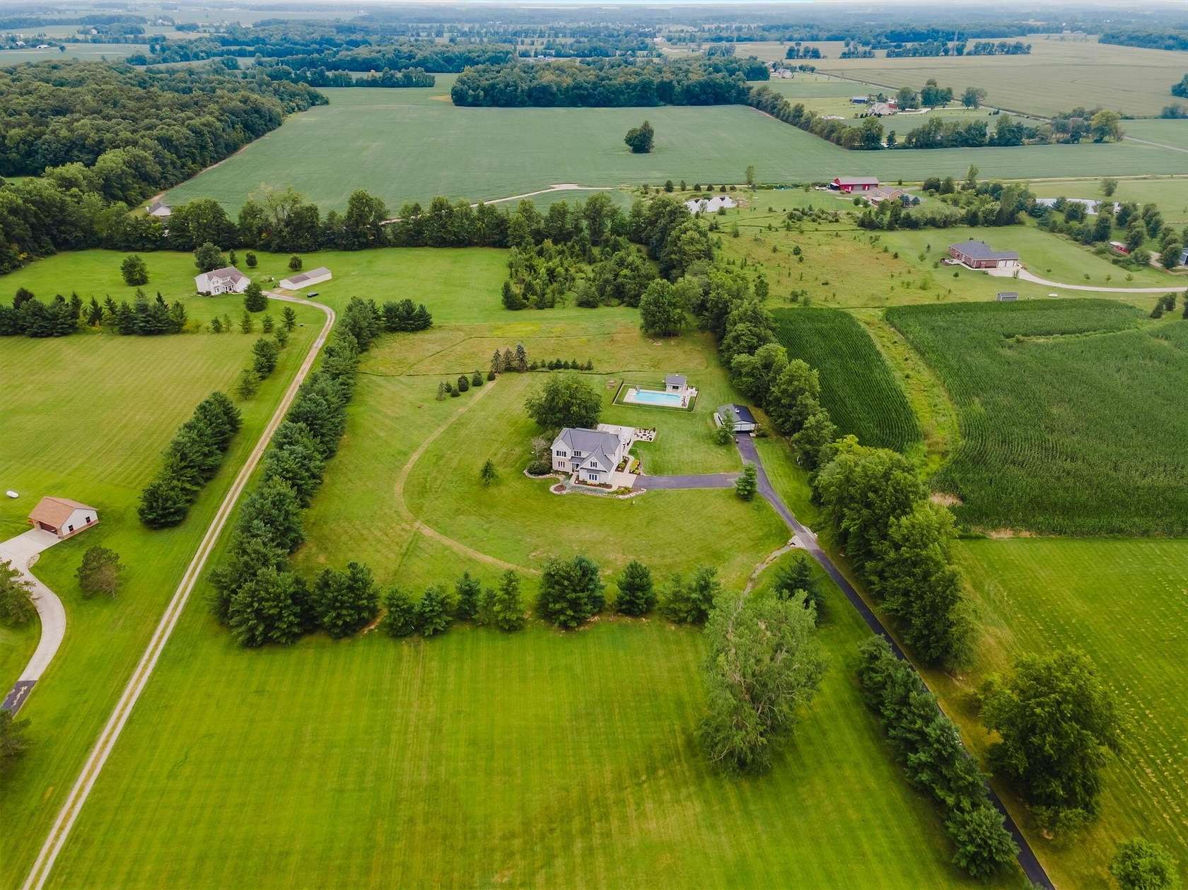 6 Acres of Land with Home for Sale in Ostrander, Ohio