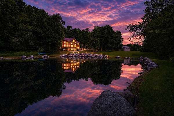 12.7 Acres of Land with Home for Sale in Birnamwood, Wisconsin