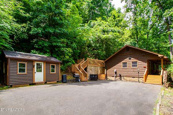 6.56 Acres of Land with Home for Sale in Pigeon Forge, Tennessee