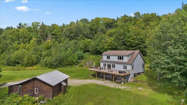 14.4 Acres of Land with Home for Sale in Johnson, Vermont