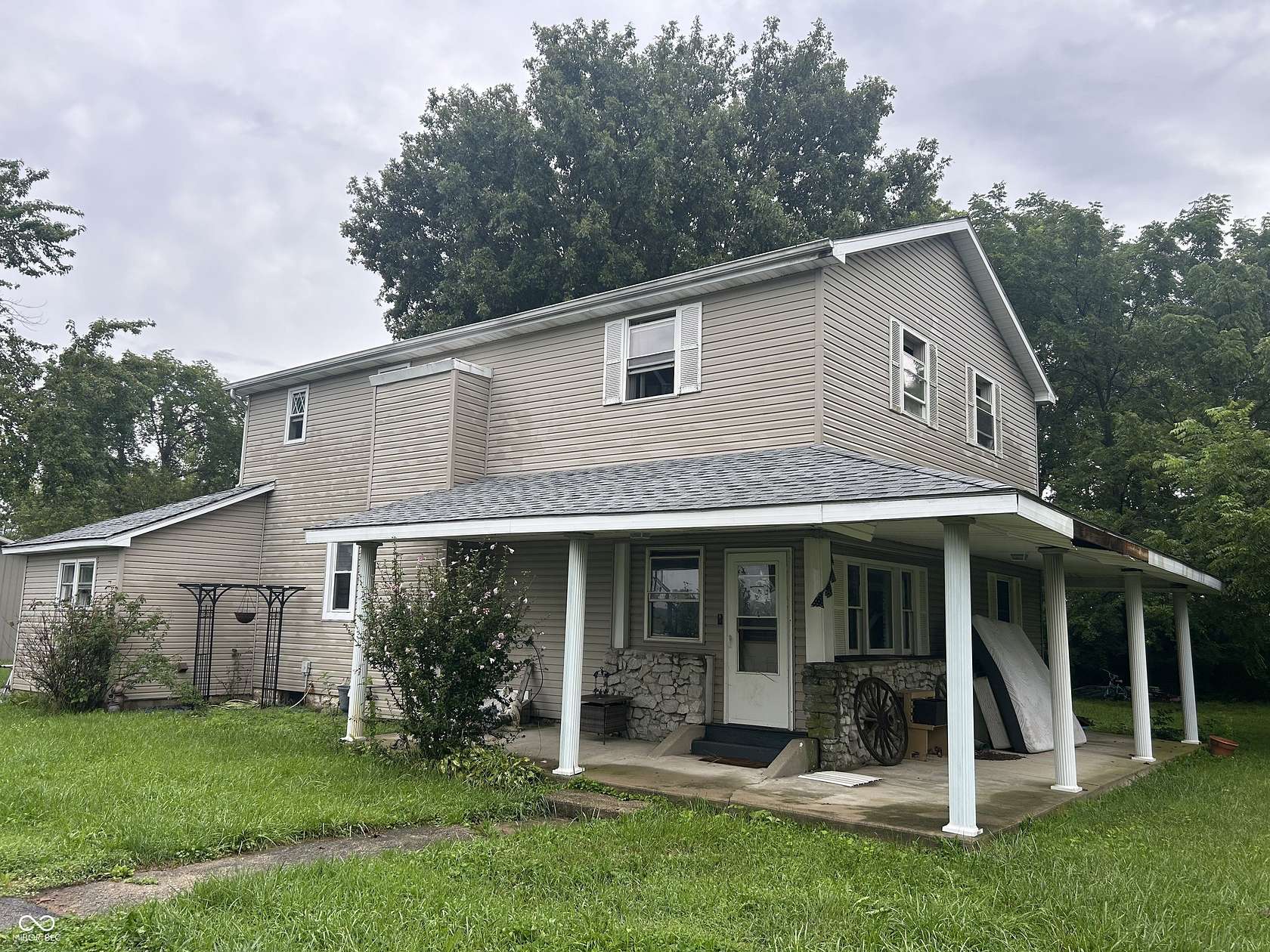 5.19 Acres of Land with Home for Sale in Selma, Indiana