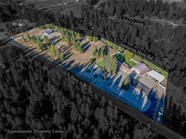 5.73 Acres of Land with Home for Sale in Libby, Montana