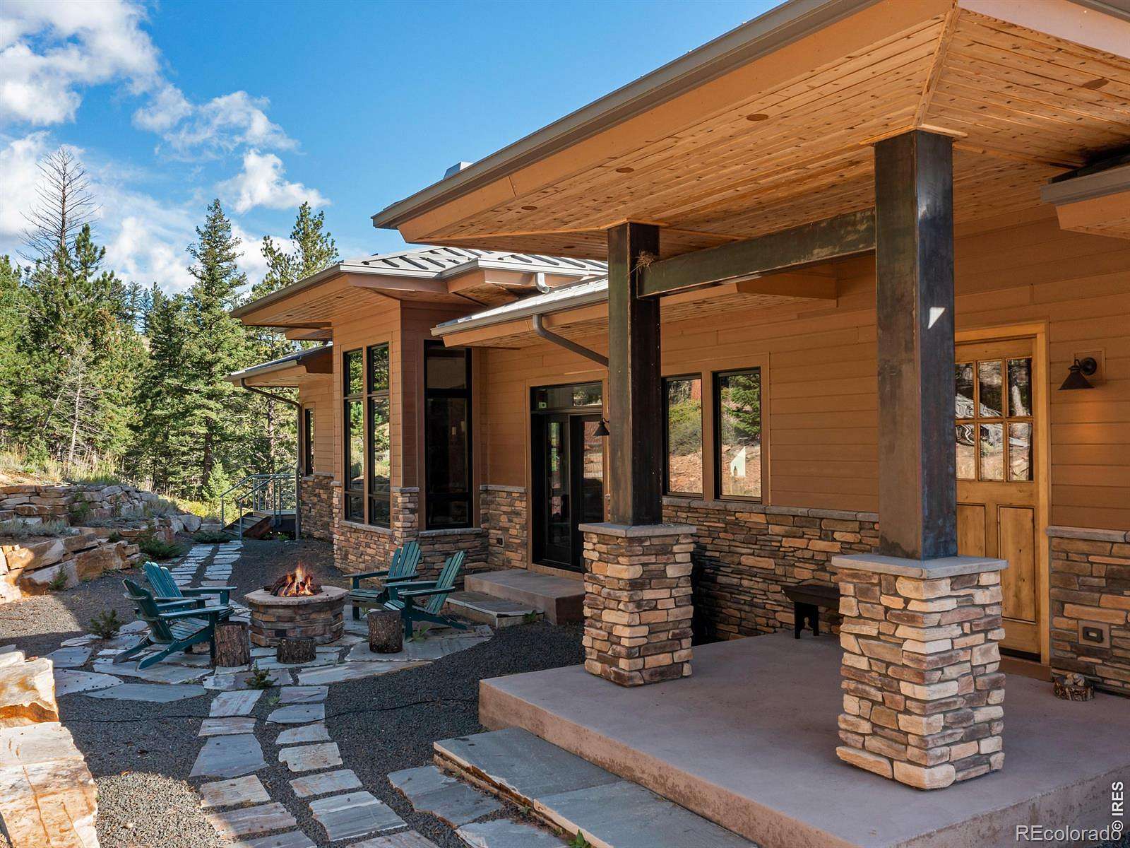 76 Acres of Recreational Land with Home for Sale in Lyons, Colorado