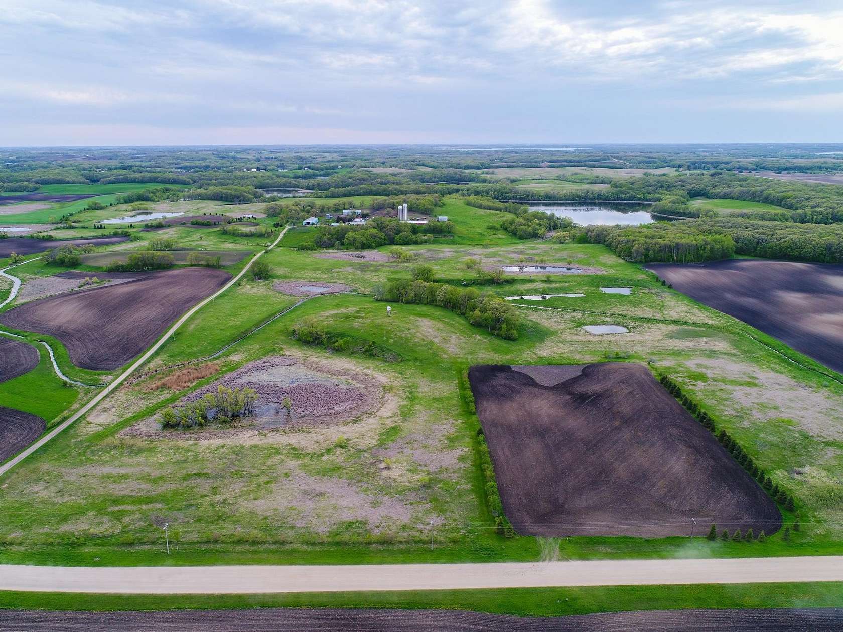 59.6 Acres of Recreational & Residential Land for Sale in Evansville, Minnesota