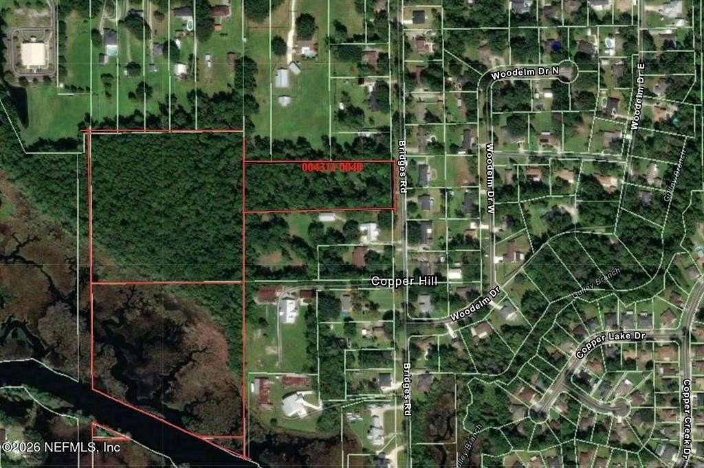 22.1 Acres of Recreational & Residential Land for Sale in Jacksonville, Florida