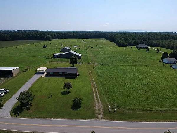 34 Acres of Agricultural Land with Home for Sale in Winchester, Tennessee