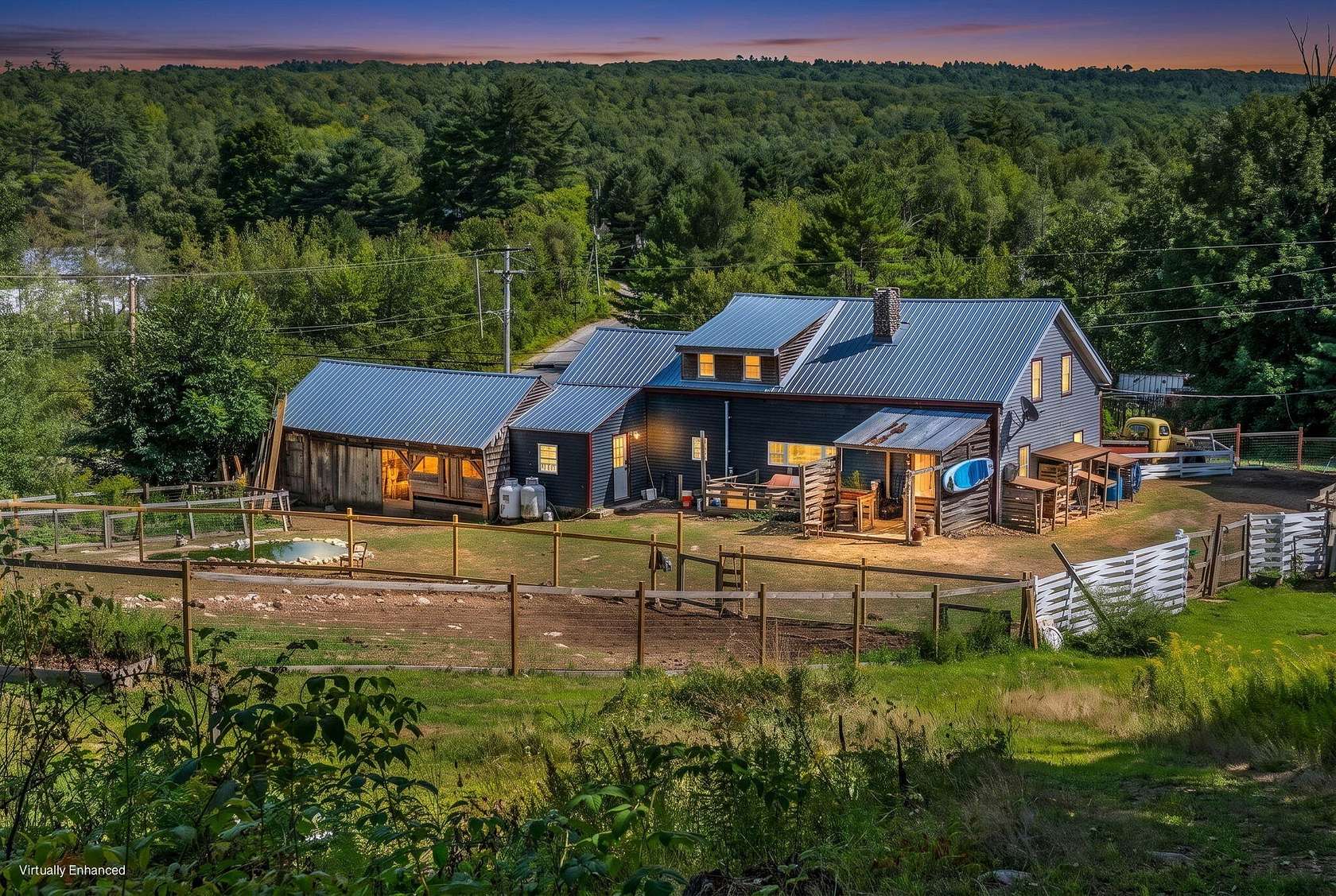 10.2 Acres of Land with Home for Sale in Fayette, Maine