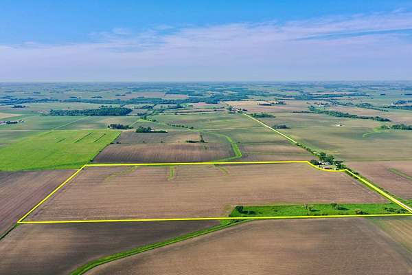 78.6 Acres of Agricultural Land for Sale in Fredericksburg, Iowa