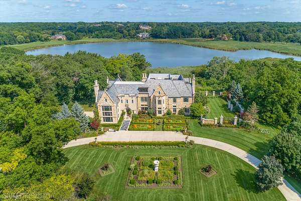 7.79 Acres of Land with Home for Sale in Barrington Hills, Illinois