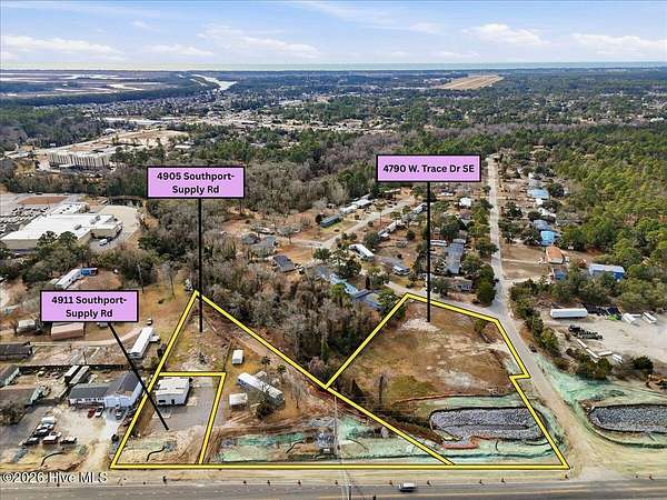 1.5 Acres of Commercial Land for Sale in Southport, North Carolina