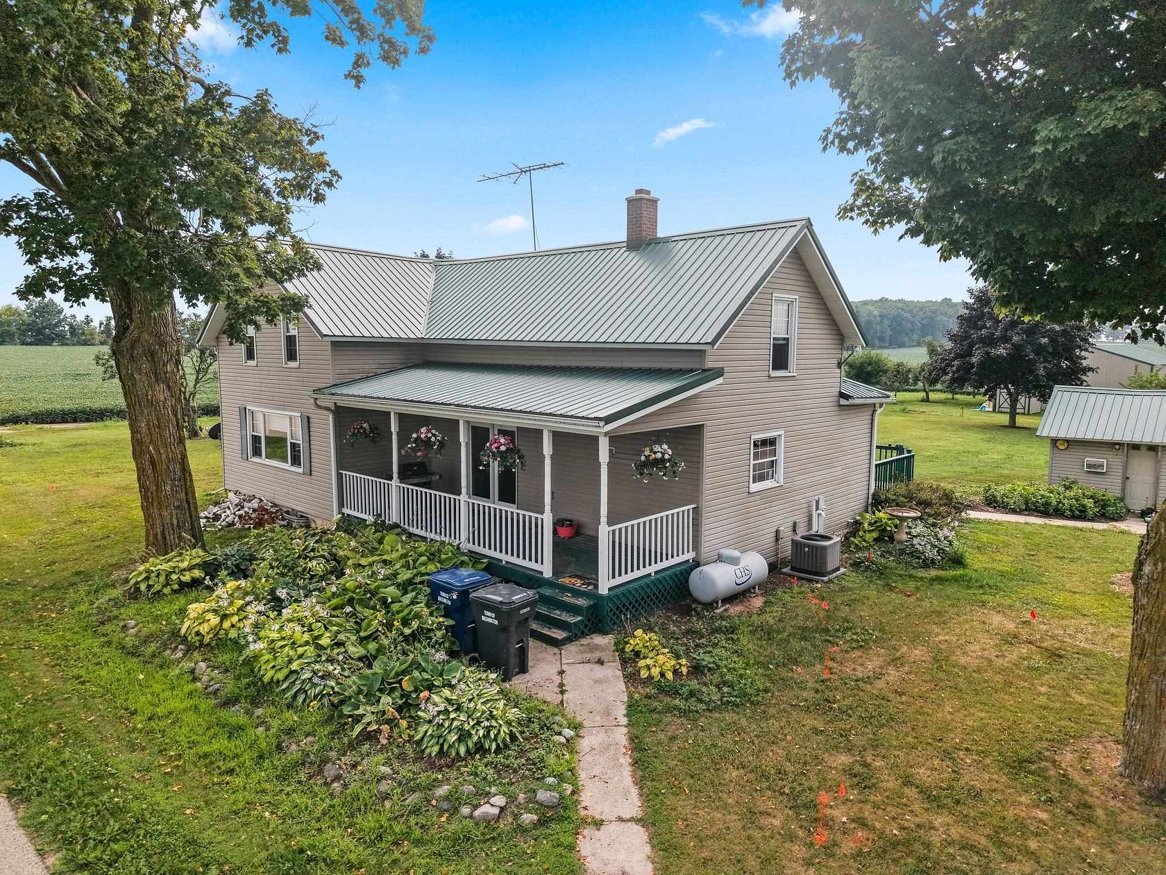 5.53 Acres of Land with Home for Sale in Cecil, Wisconsin