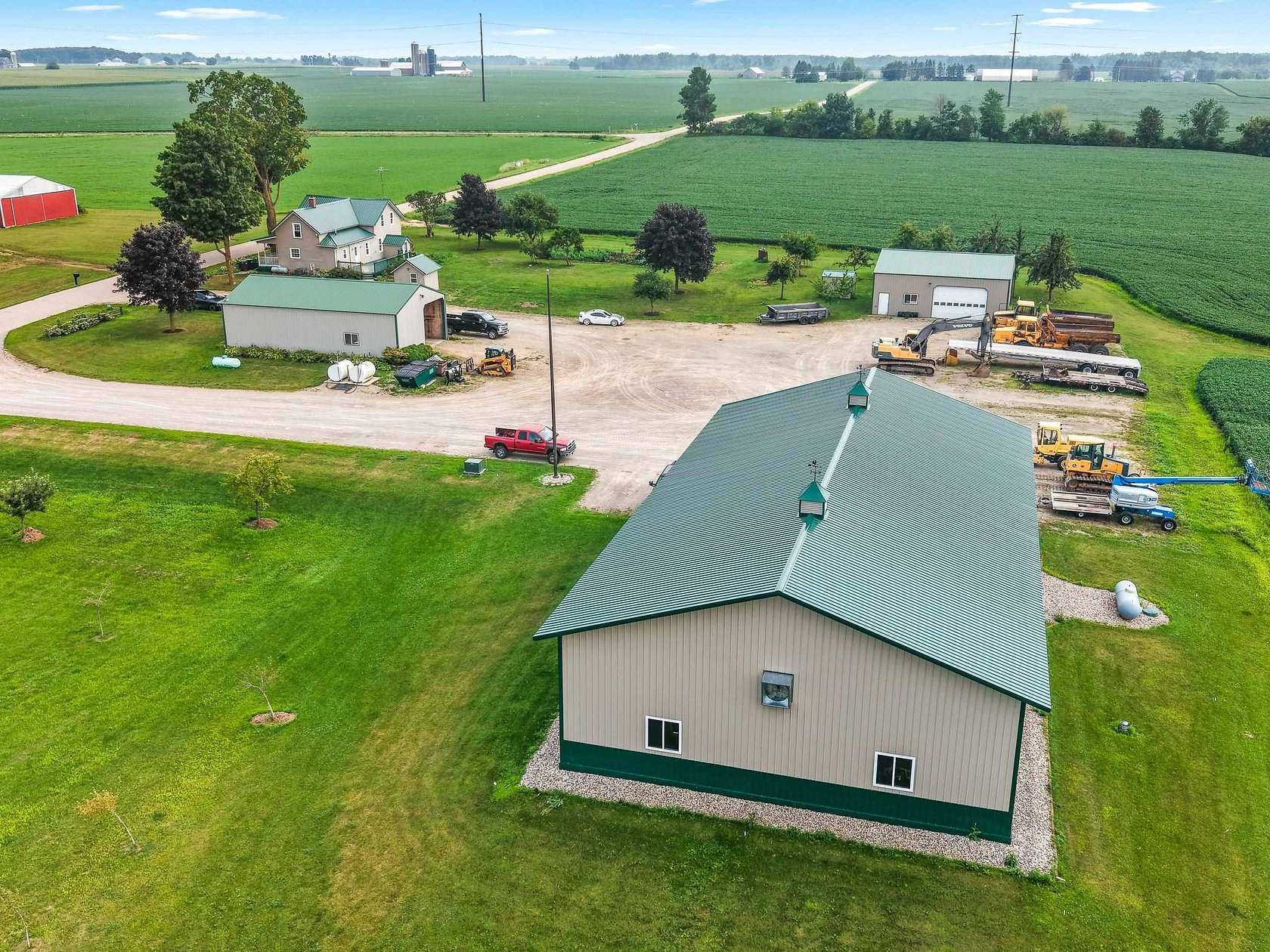5.53 Acres of Land with Home for Sale in Cecil, Wisconsin
