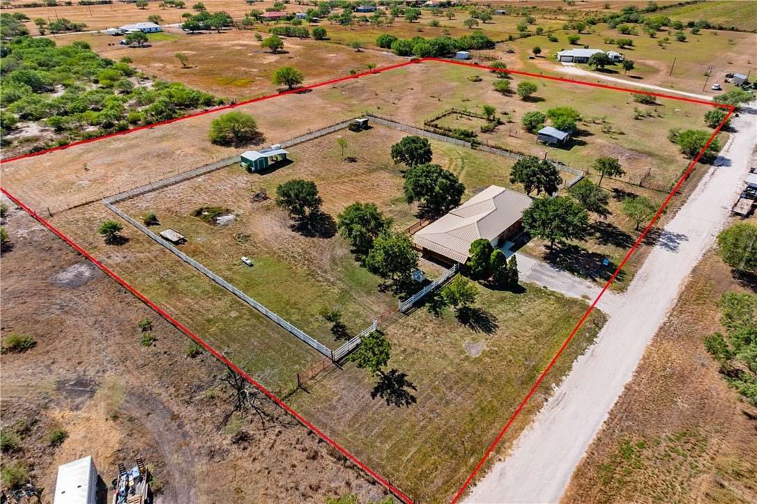 5 Acres of Land with Home for Sale in Orange Grove, Texas