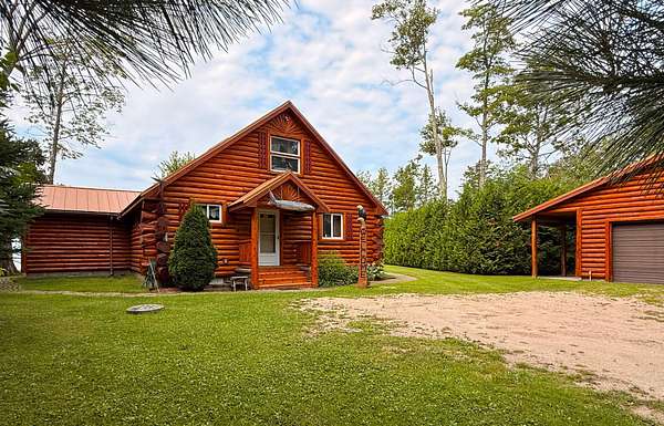 10 Acres of Land with Home for Sale in Moran, Michigan