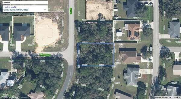 0.23 Acres of Residential Land for Sale in Sebring, Florida