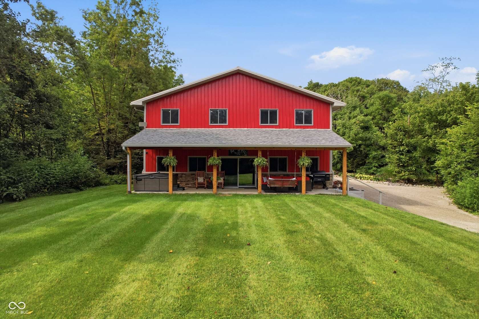 24 Acres of Land with Home for Sale in Morgantown, Indiana