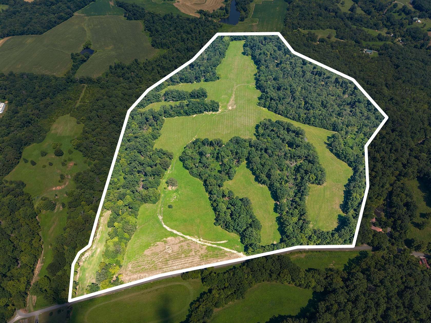 100 Acres of Land for Sale in Charlotte, Tennessee