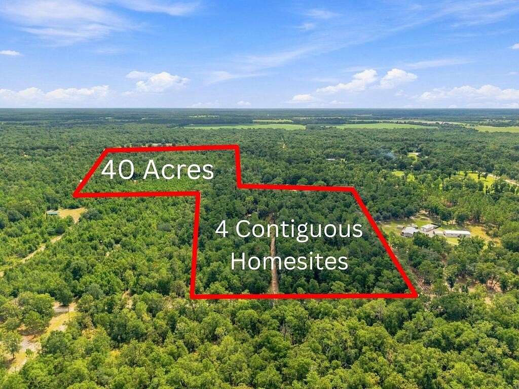 38.3 Acres of Recreational Land with Home for Sale in Branford, Florida