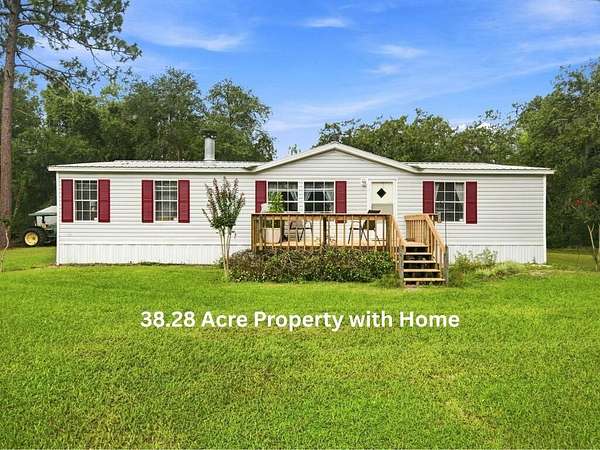 38.3 Acres of Recreational Land with Home for Sale in Branford, Florida