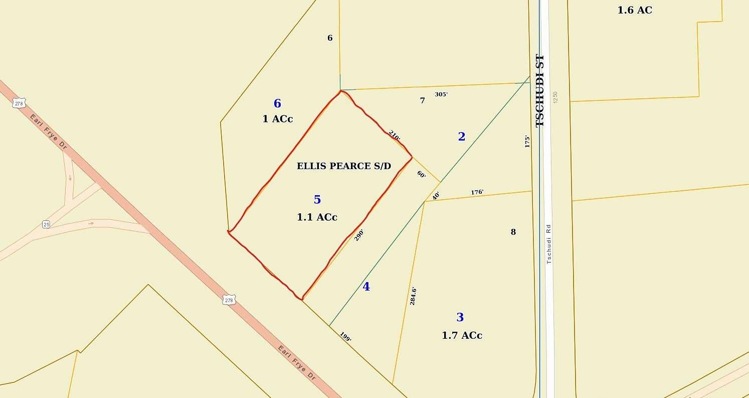 1.1 Acres of Commercial Land for Sale in Amory, Mississippi