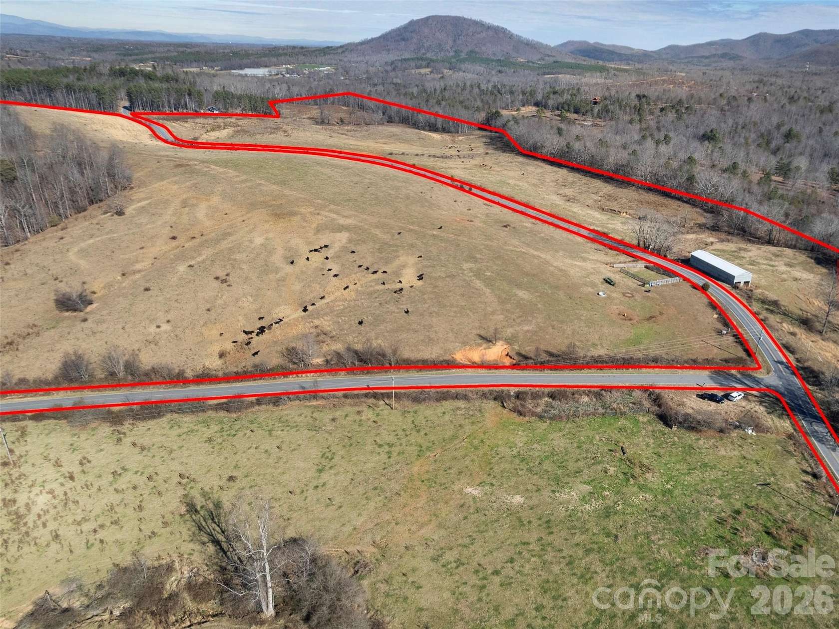 145 Acres of Agricultural Land for Sale in Nebo, North Carolina