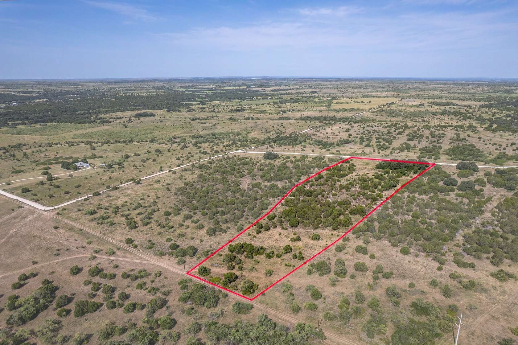 10.1 Acres of Recreational & Residential Land for Sale in Gustine, Texas