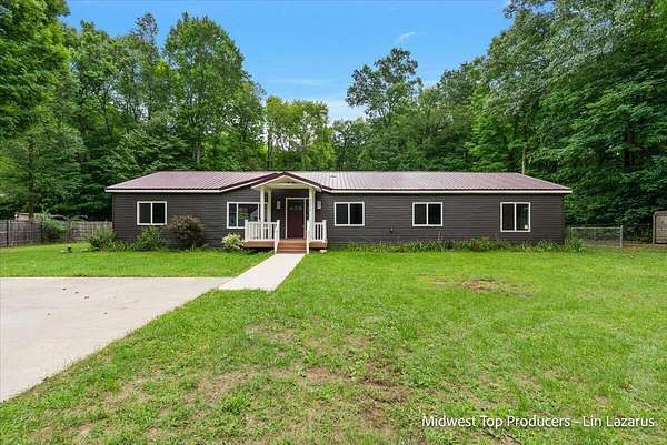 4.85 Acres of Land with Home for Sale in Belding, Michigan