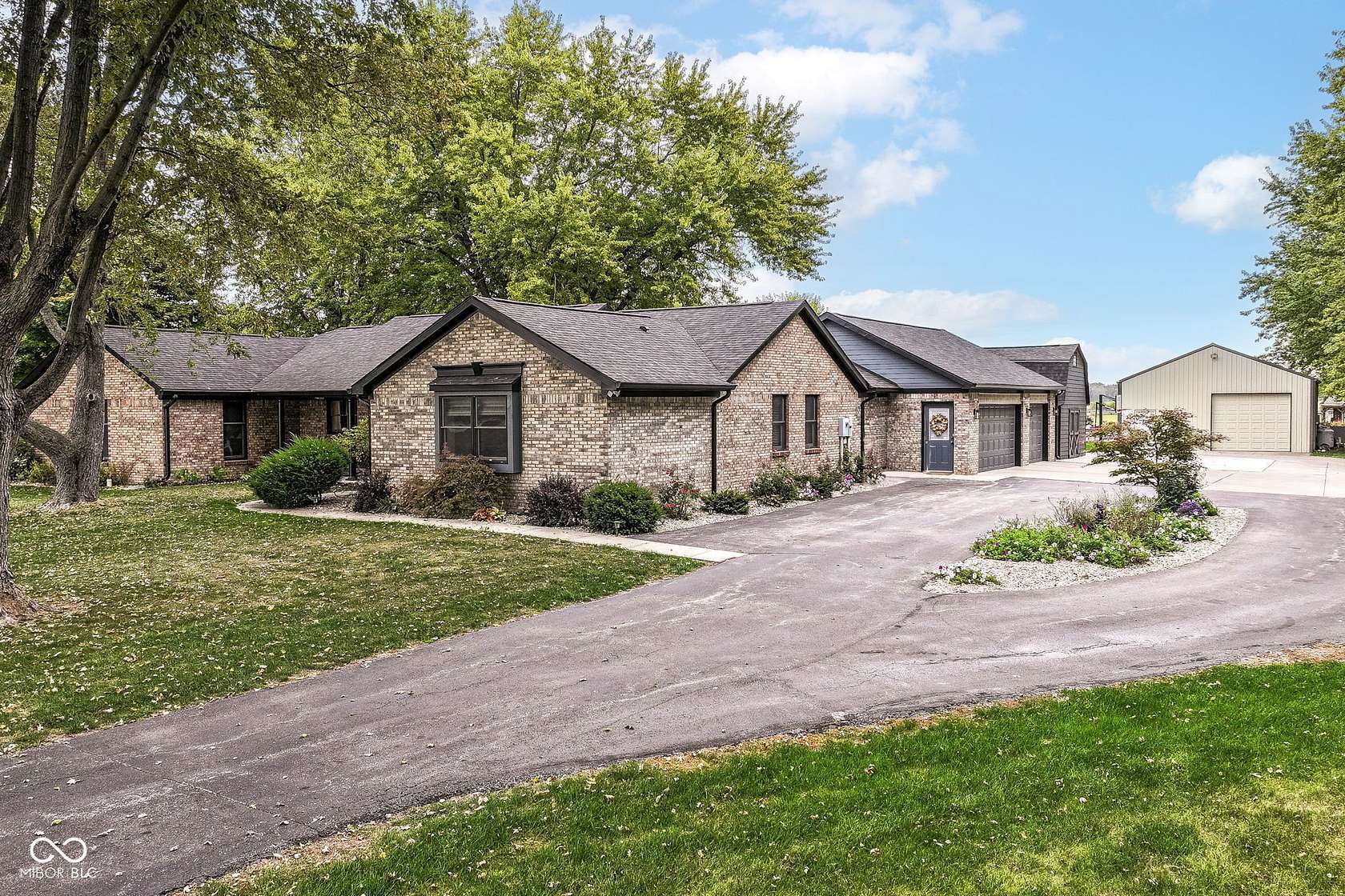 4.9 Acres of Land with Home for Sale in Brownsburg, Indiana