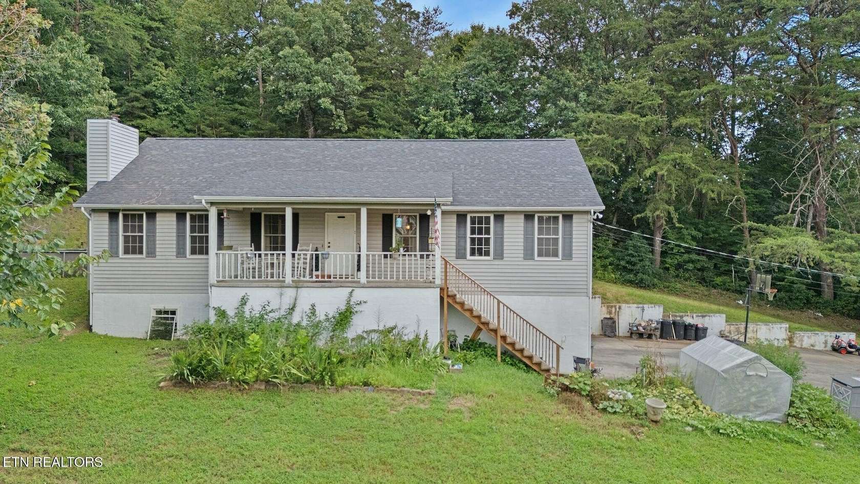 6.8 Acres of Land with Home for Sale in Knoxville, Tennessee