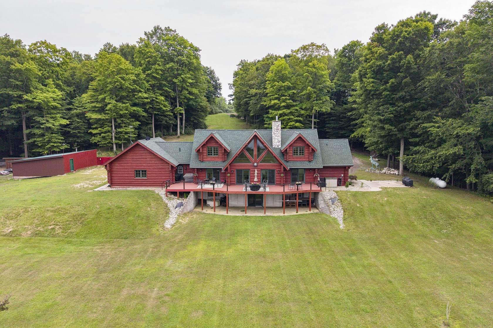 17 Acres of Land with Home for Sale in Manistee, Michigan